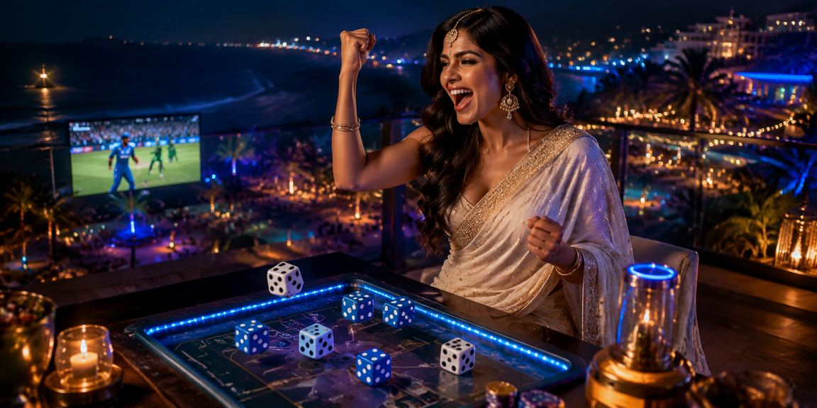 Players enjoying Teen Patti card game in traditional attire